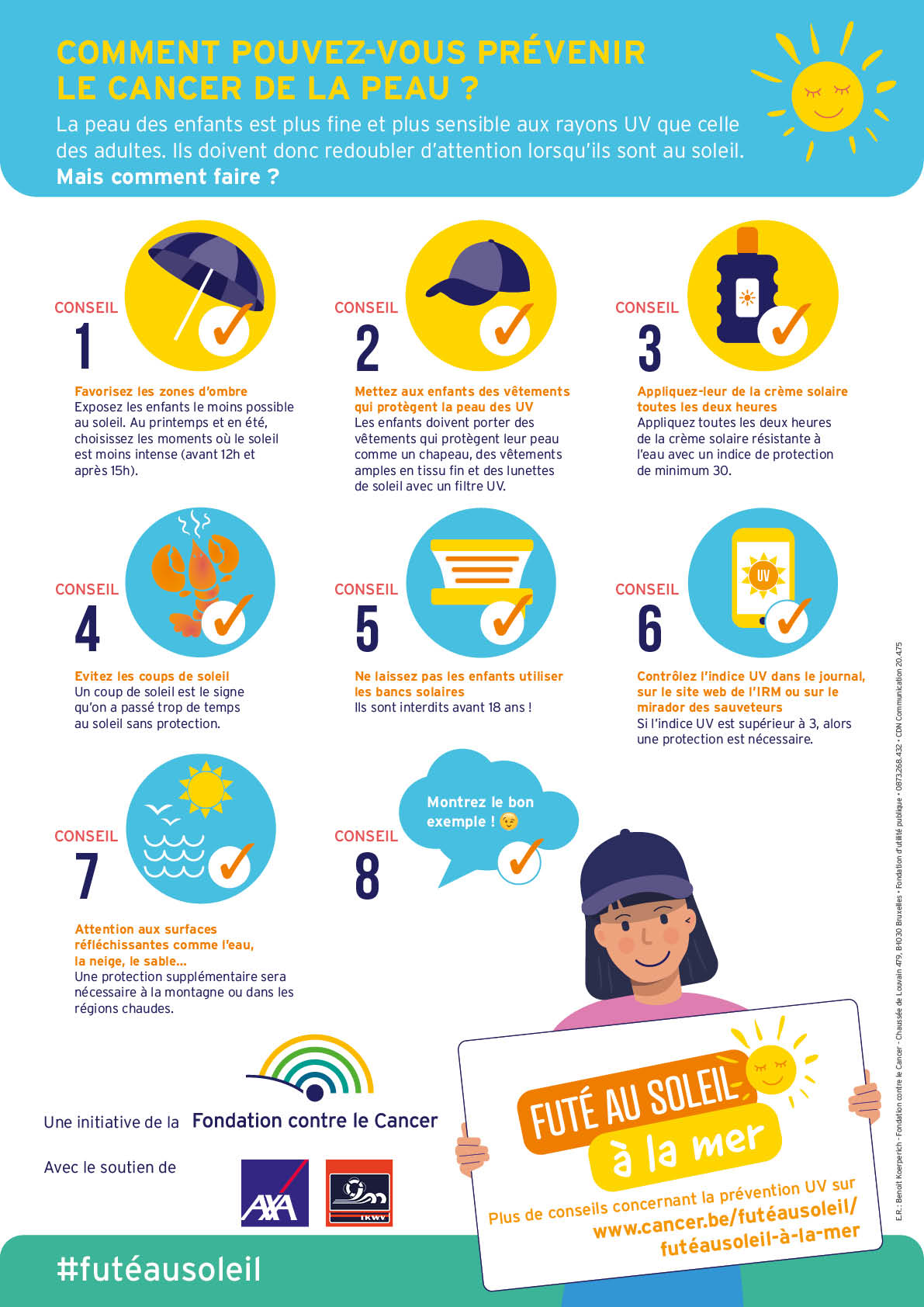 conseils contre soleil Fondation cancer