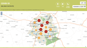 Covid-19 : les services d’aide et de soins de la Région bruxelloise en une cartographie bilingue
