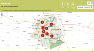 Covid-19 : de welzijns- en gezondheidsdiensten van het Brussels Gewest in een tweetalige online kaart