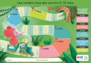 L’ONE améliore son mémo des « rendez-vous des vaccins »